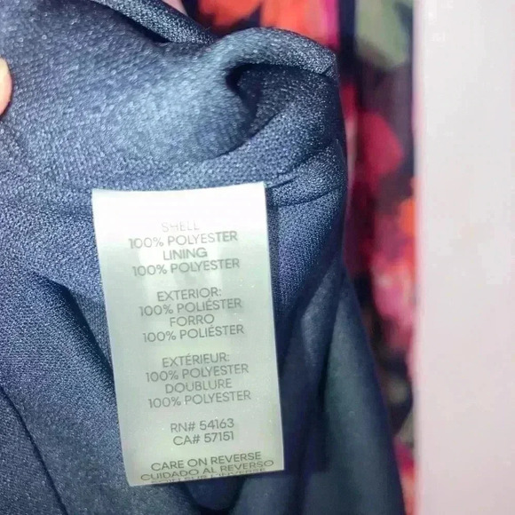 Calvin Klein Floral-Print Belted MIDI Dress - Picture 9 of 9